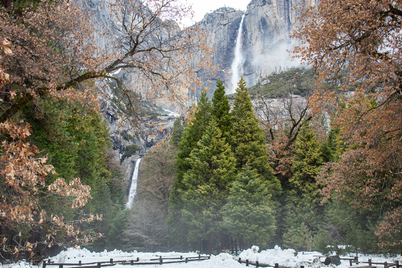 Yosemite Falls, Winter