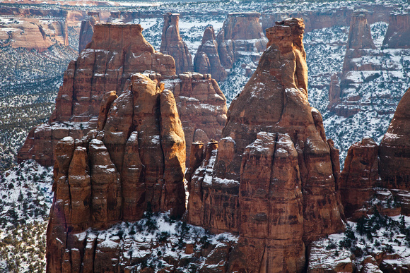 Colorado National Monument in Winter